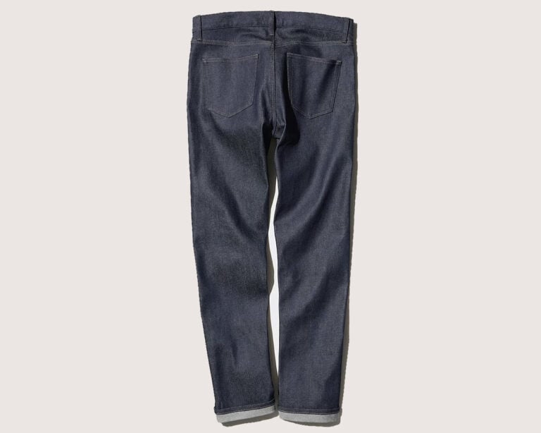 Selvedge color pattern jeans for men