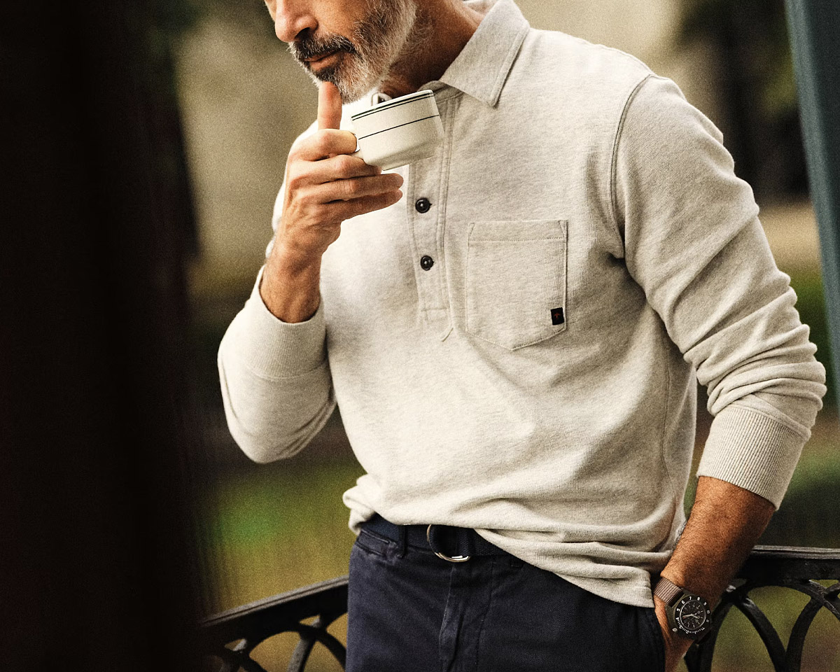 10 Best Men’s Long Sleeve Polo Shirts Deliver a Stylish, Off-duty Vibe