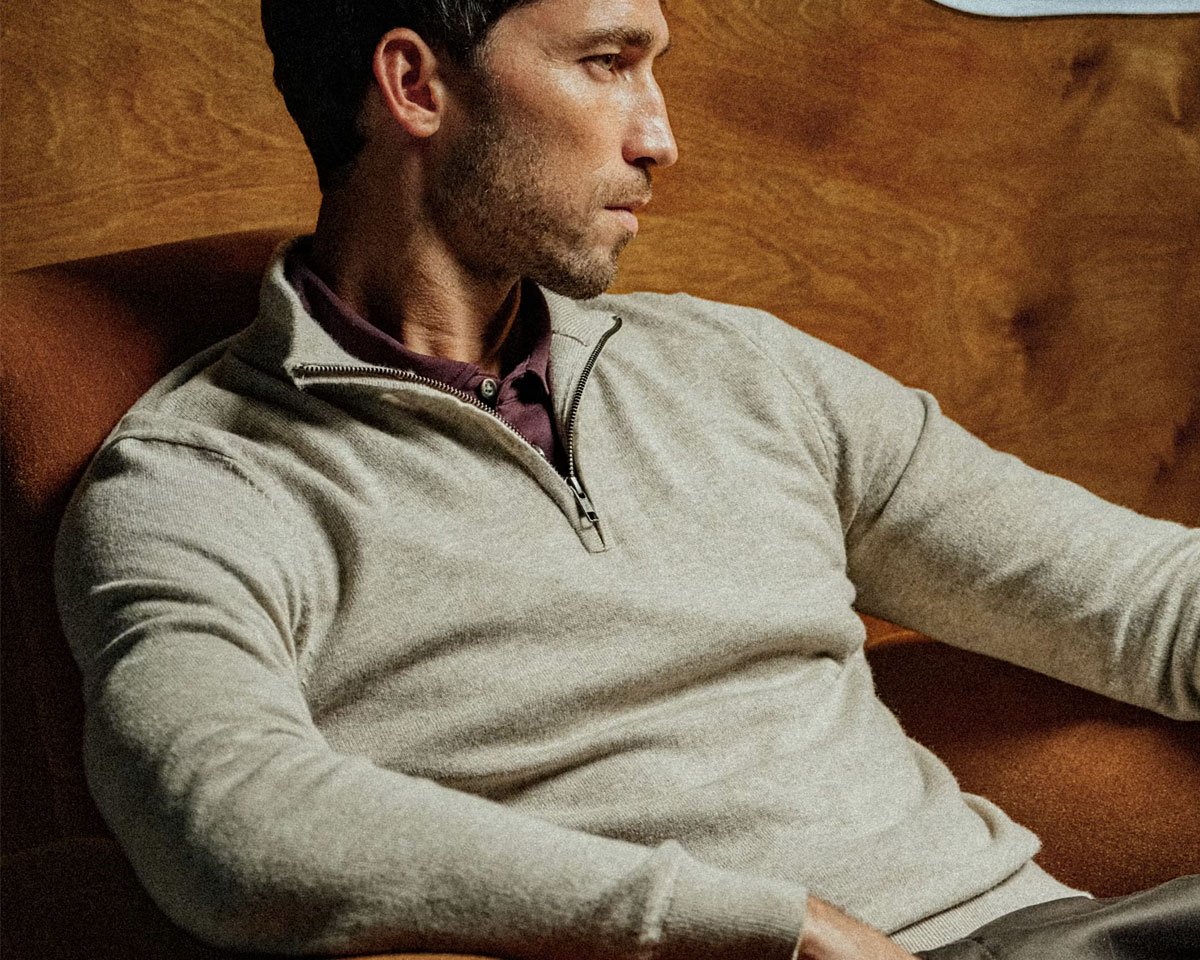 12 Best Half & Quarter-Zip Pullover Sweaters for Men